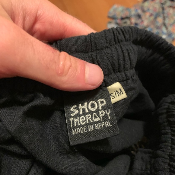 Beautiful Hand Made Nepalese Sweatpants - Picture 2 of 3